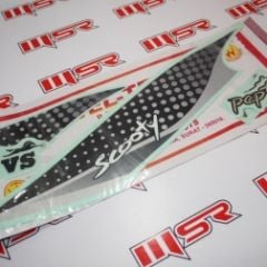 TVS SCOOTY PEP 90 CC STICKER SİYAH