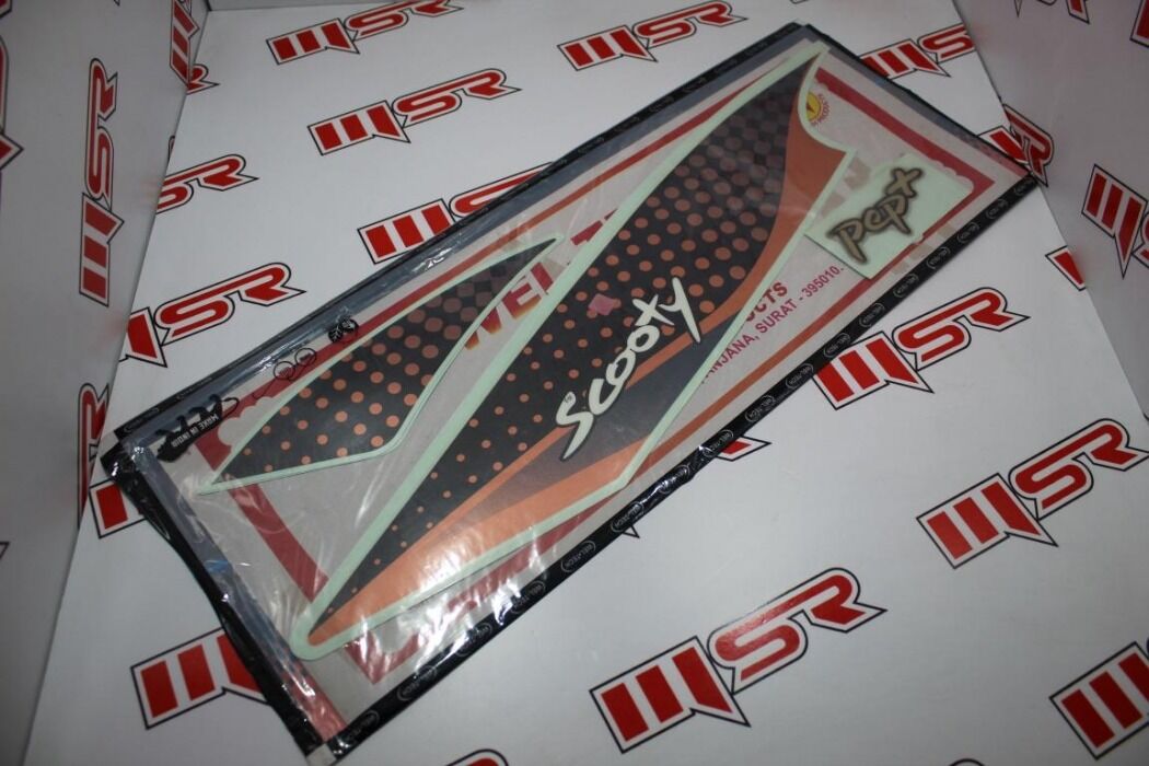 TVS SCOOTY PEP 90 CC STICKER TURUNCU
