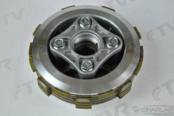 CG 125 DEBRİYAJ KOMPLE 4 YILDIZ + 5 BALATA CTVR