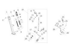 VOGE 525R ARKA FREN PEDALI