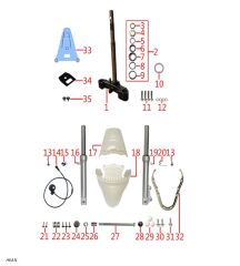 ÖN TEKER MİLİ ( RİSOTTO 50cc-125cc )