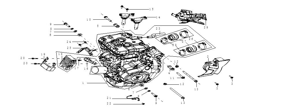 VOGE 525DSX MOTOR ASKI MİLİ