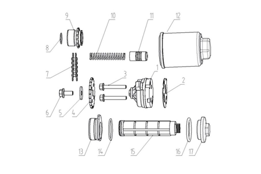 VOGE SR3 250 YAĞ POMPA ORİNGİ