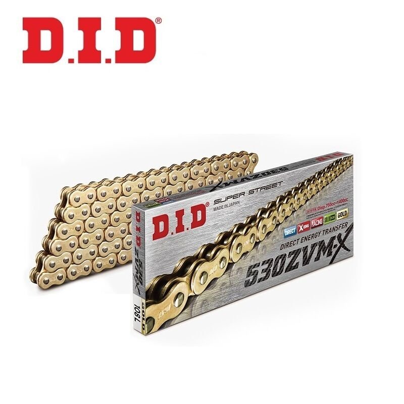 DID 530ZVM-X GOLD X-RİNG ZİNCİR-102 BAKLA DID-530ZVM-X (Gold)-102