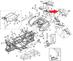 REGAL RAPTOR Promax 500 Arka Stop Üst Grenaj Sağ