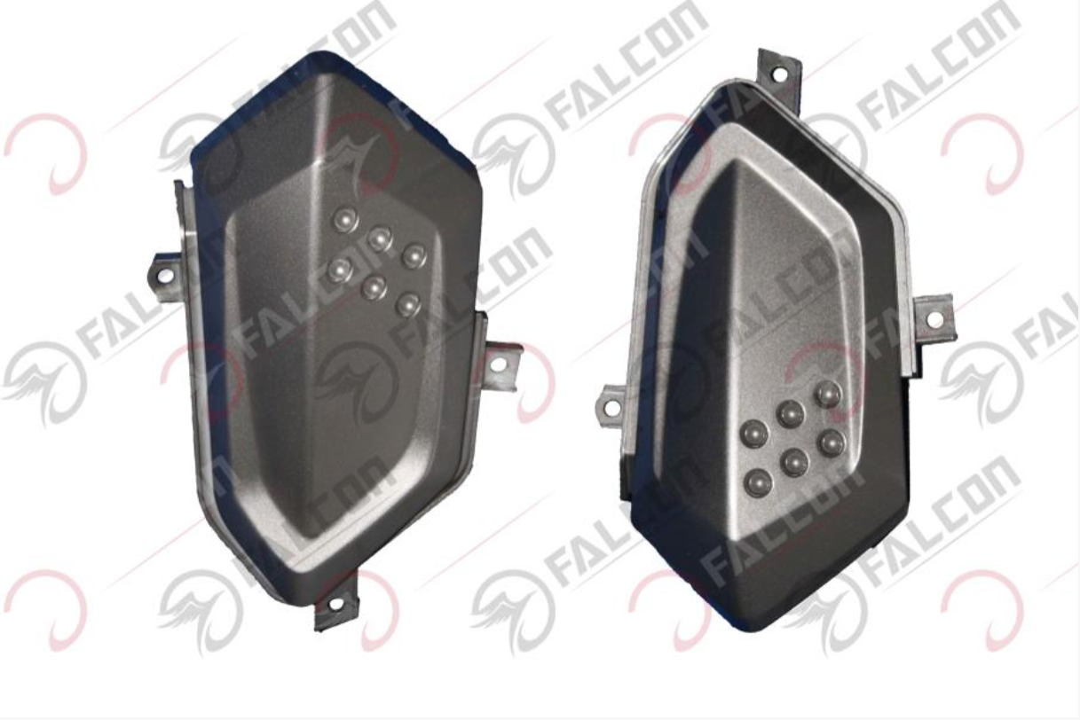 YAN KAPAK DEKORATİF PARÇA SAĞ SOL TAKIM GRİ-SK50 ATTACK