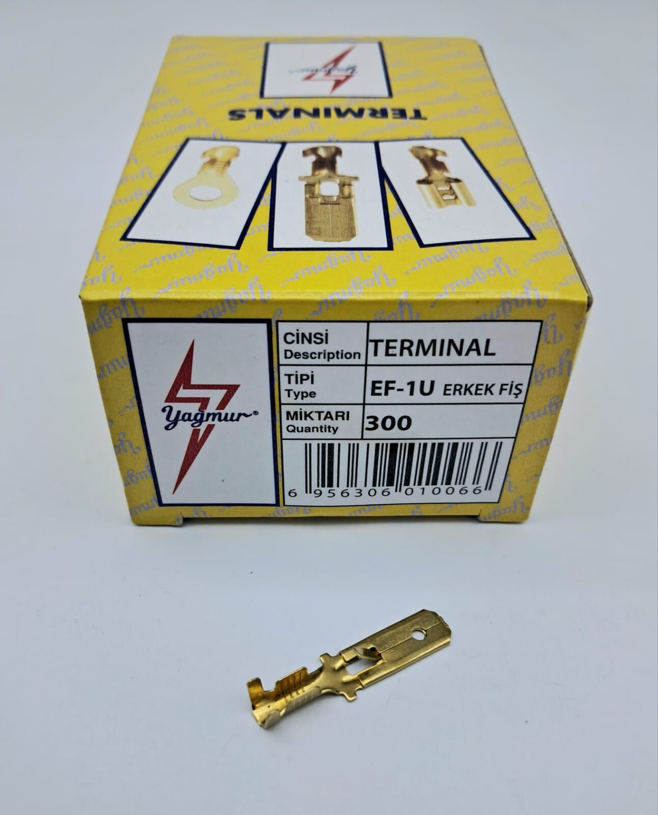 LAMBRETTA V 200 EF/1U UZUN ERKEK FİŞ (1 KUTU = 300 ADET)