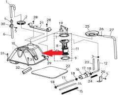 REGAL RAPTOR Promax 500 Benzin Deposu
