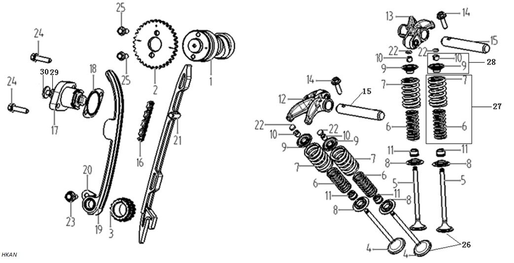 VOGE RALLY 250 EKSANTRİK GERGİSİ