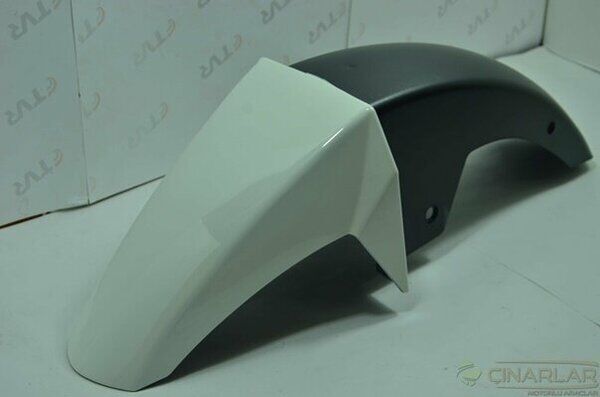 MH DRİFT 125 ÖN ÇAMURLUK PLASTİK BEYAZ CTVR