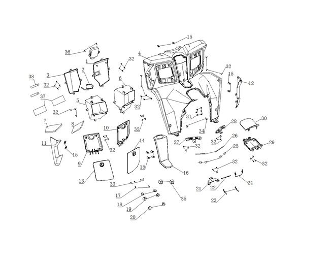 YUKİ DEFENDER 125 ALET KUTUSU SOL PASPAS