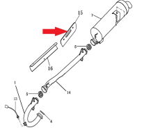 REGAL RAPTOR Promax 500 Egzoz Son Susturucu Üst Koruma Sacı