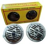 Korna 12v Hella Çiftli Parlak Nikel