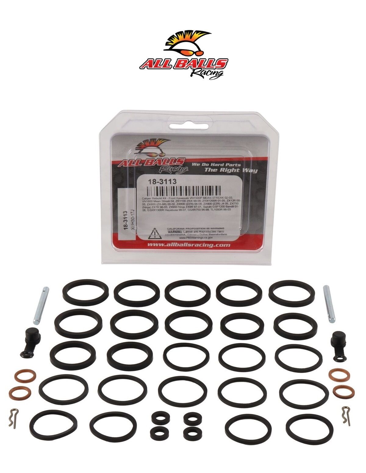 Kawazaki ZX-9R NINJA 900 ABR FREN KALİPER YENİLEME KİTİ - ÖN