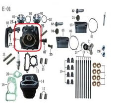 REGAL RAPTOR Daytona 250 V Silindir Üst Kapağı 1