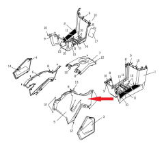 REGAL RAPTOR F320 DEPO YAN GRENAJ SAĞ BOYASIZ