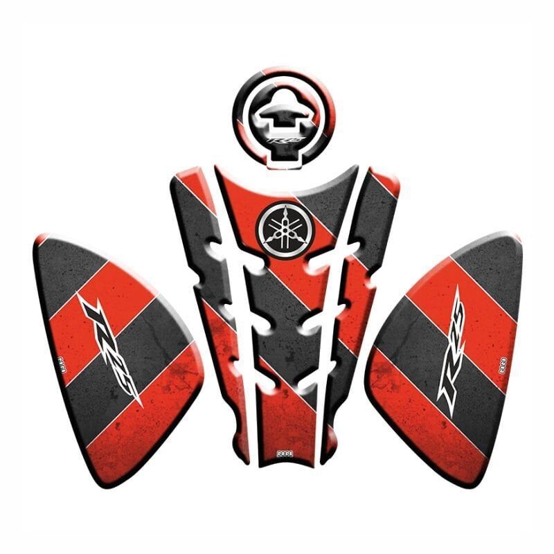 YAMAHA R25 2014 - 2018 UYUMLU TANK PAD SET 018