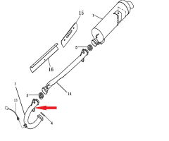 REGAL RAPTOR Promax 500 Egzoz Ön Bogaz