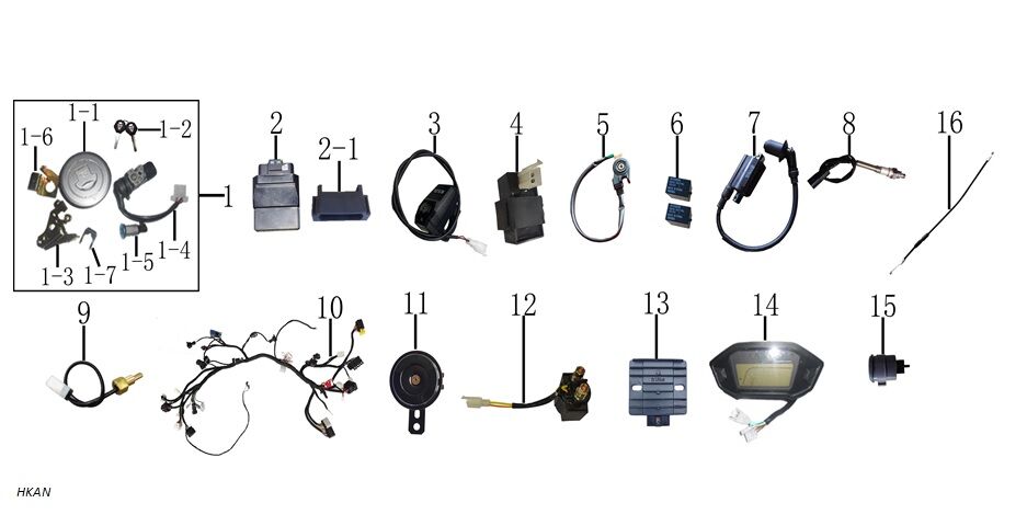 YUKİ HAMMER 125 CDI BEYİN