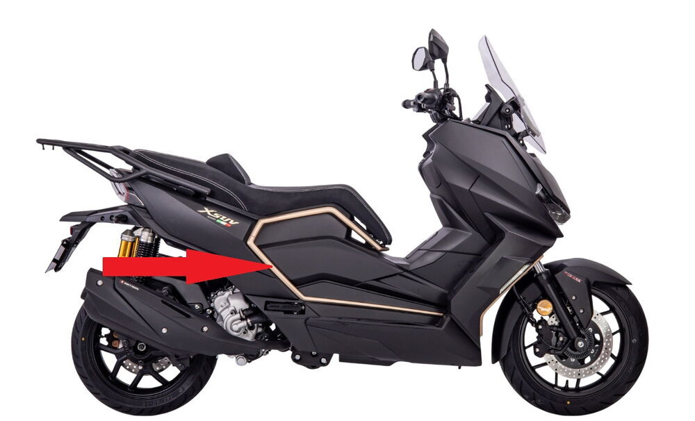REGAL RAPTOR Xsuv 125 Sele Altı Kedor Kapağı Mat Sarı Sağ Alt