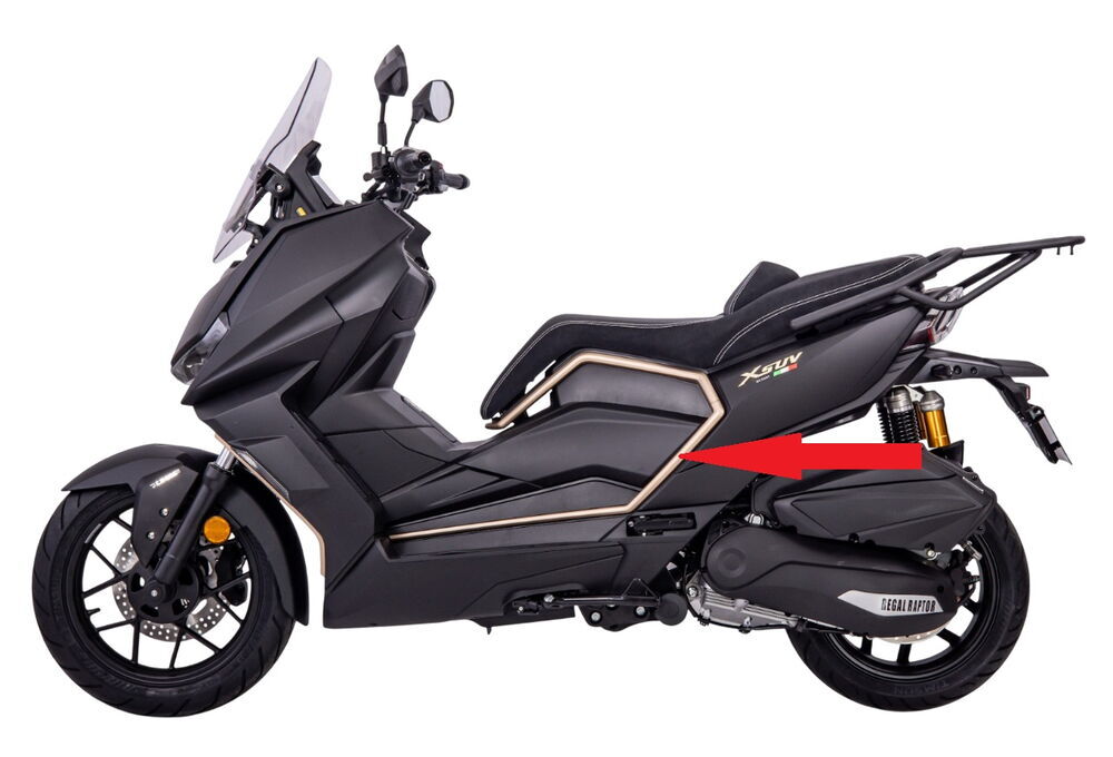 REGAL RAPTOR Xsuv 125 Sele Altı Kedor Kapağı Mat Sarı Sol Alt