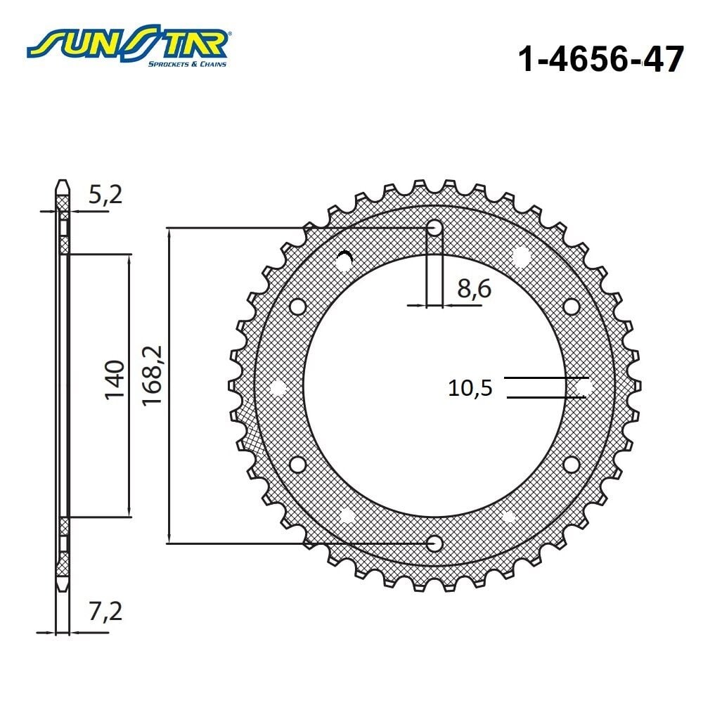 BMW F 800 R ARKA DİŞLİ
