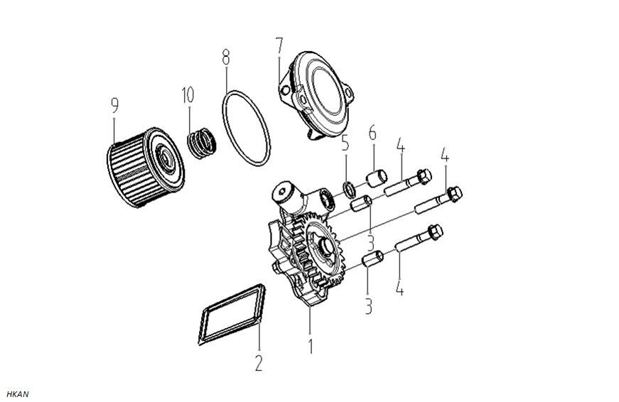 VOGE RALLY 250 YAĞ FİLTRE KAPAĞI