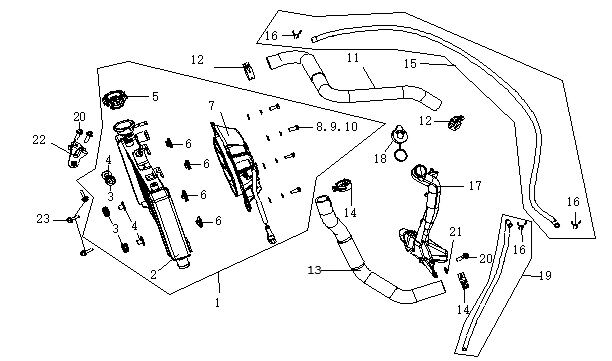 VOGE 525DSX RADYATÖR SET