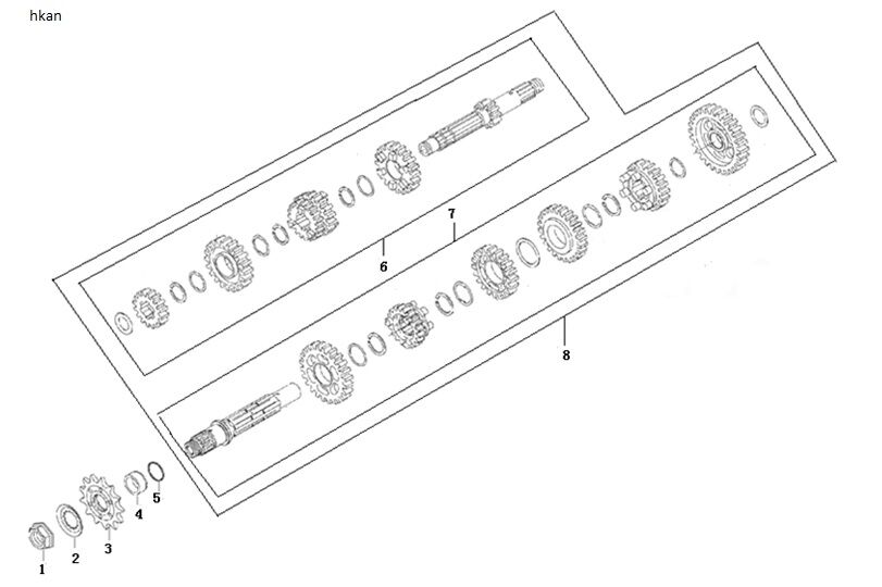 VOGE RALLY 300 SÜRÜŞ DİŞLİSİ