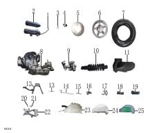 YUKİ HAMMER 125 ARKA AMORTISÖR