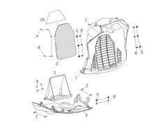 YUKİ DEFENDER 125 ÖN ALT TABAN PLS