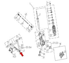 REGAL RAPTOR F320 Ön Alt Salıncak Sol