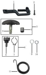YUKİ CASPER AYAKTAN MARŞ DİŞLİ SEKMANI