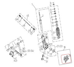 REGAL RAPTOR F320 Ön Teker Flanş Sol