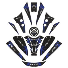 YAMAHA R25 2019 - 2024 UYUMLU TANK PAD SET 005