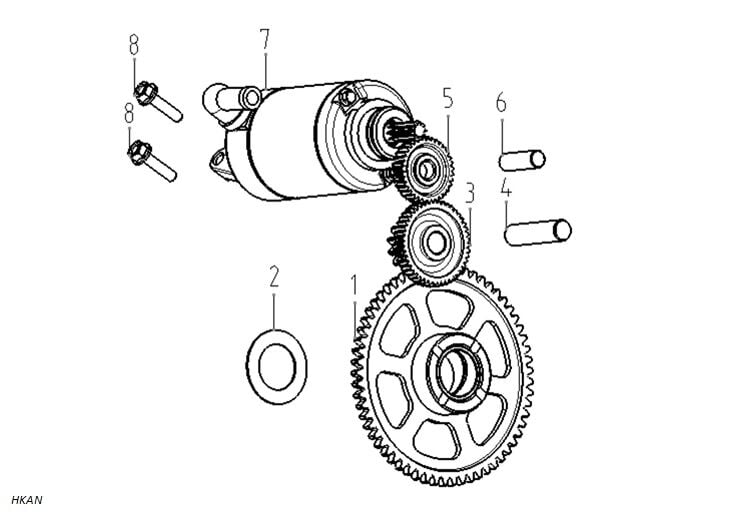 VOGE RALLY 250 REDİKSİYON DİŞLİ KÜÇÜK