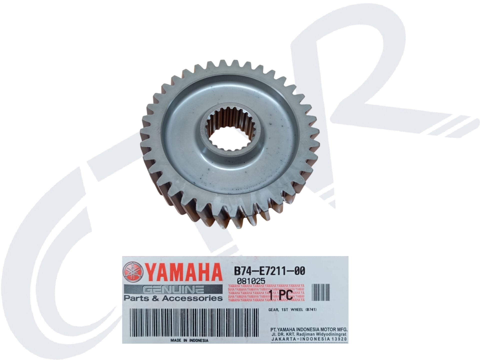 YAMAHA XMAX 250 2022 ŞANZUMAN SONSUZ DİŞLİ 37 T ORJ B74-E7211-00