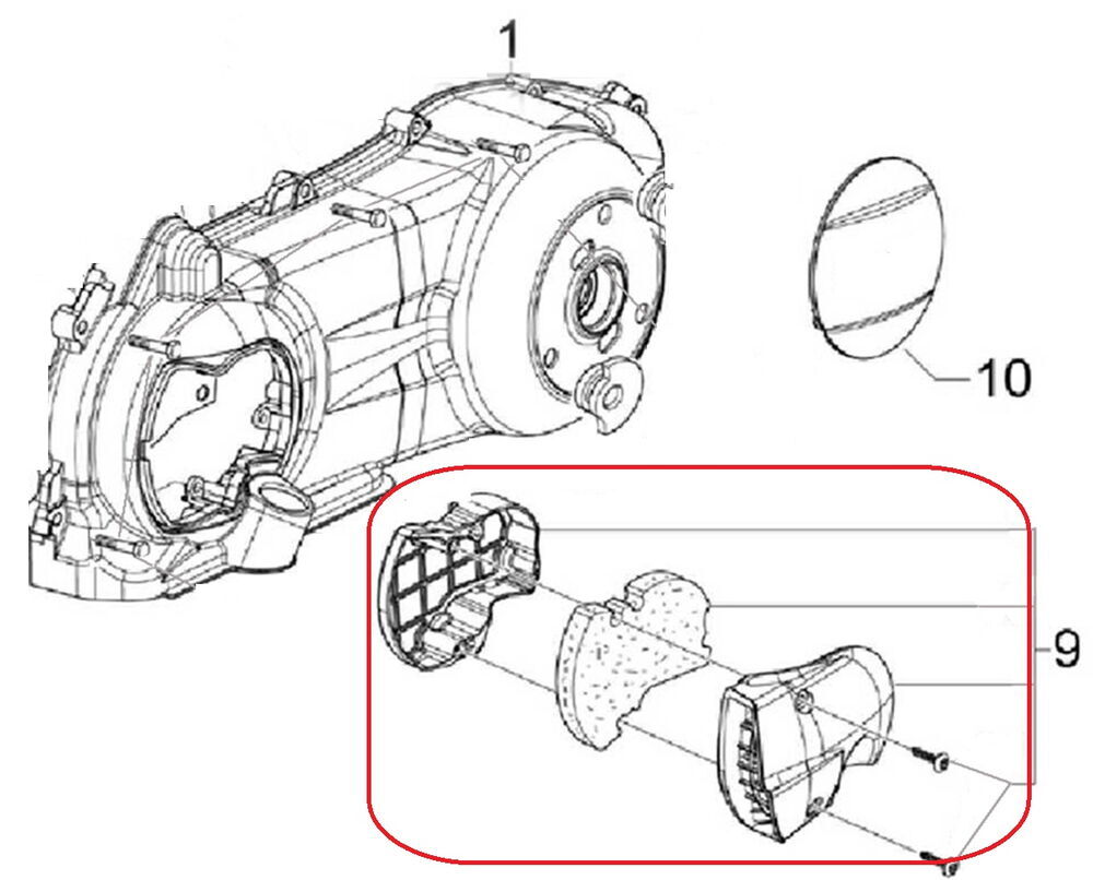 REGAL RAPTOR Xsuv 125 Debriyaj Filtre Gurubu Komple