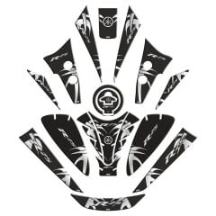 YAMAHA R25 2019 - 2024 UYUMLU TANK PAD SET 007