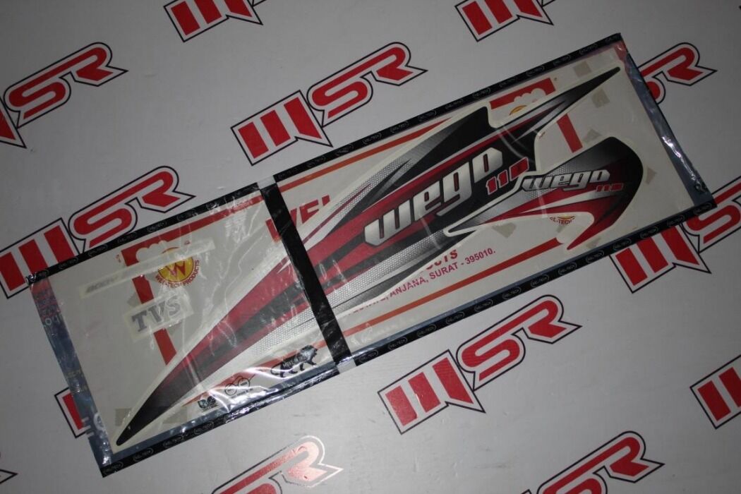 TVS WEGO NEW STICKER KIRMIZI
