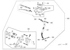 YUKİ RETRO ÖN FREN HORTUMU