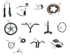 ÖN AMORTİSÖR SET (DUTY 125)