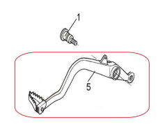 REGAL RAPTOR F320 Ayak Fren Pedalı