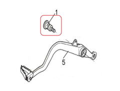 REGAL RAPTOR F320 Ayak Fren Pedal Bağlantı Somunu