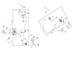 REGAL RAPTOR M210 Ön Fren Alt Merkez Sol