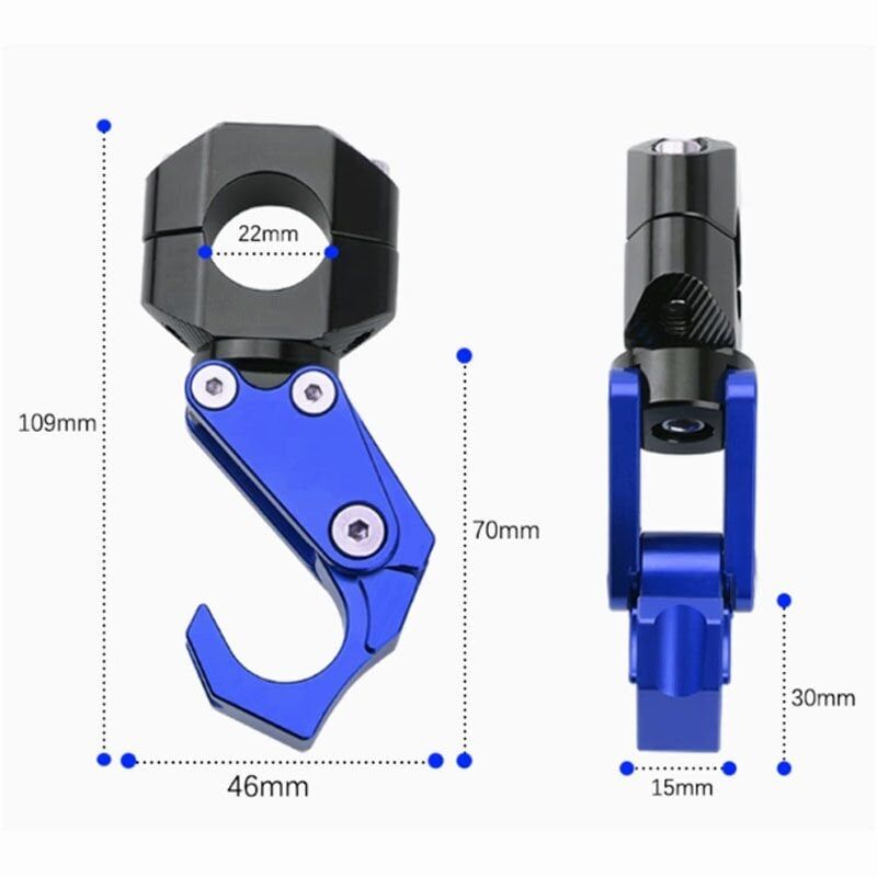 UNİVERSAL GİDON KASK ASKISI MAVİ