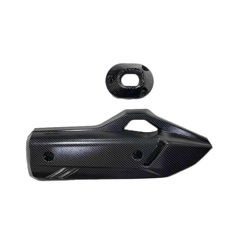 HONDA PCX 2021 - 2025 UYUMLU EKSOZ KORUMA KAPAĞI VE EKSOZ UCU KARBON