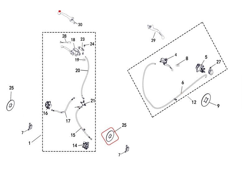 REGAL RAPTOR M210 Arka Fren Disk (Adet Fiyattır)