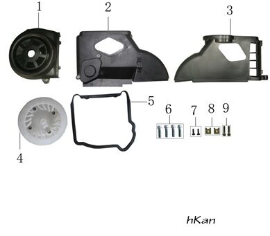 YUKİ CASPER MOTOR PLASTİK KAPAK CONTASI