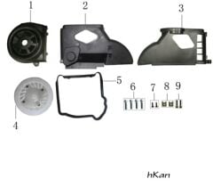 YUKİ CASPER MOTOR PLASTİK KAPAK CONTASI